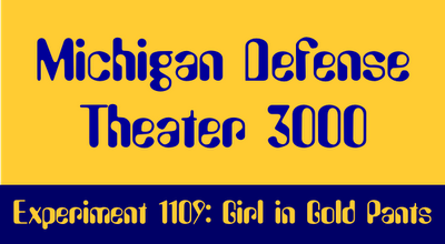 Michigan Defense Theater 3000 - Experiment 1109: Girl In Gold Pants