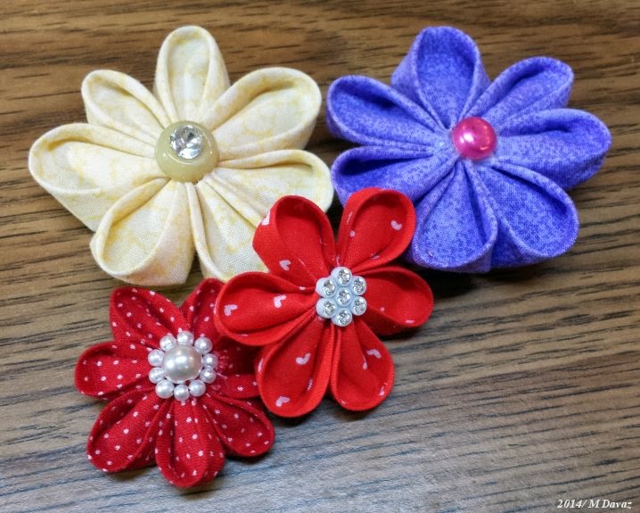 auralartists fabric flowers what determines flower size