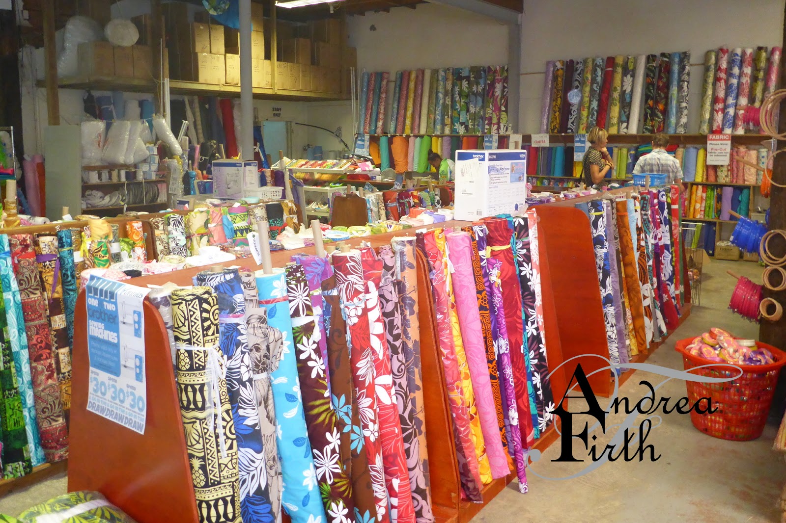 Obsessive Creativeness Fabric Shopping, Island Style