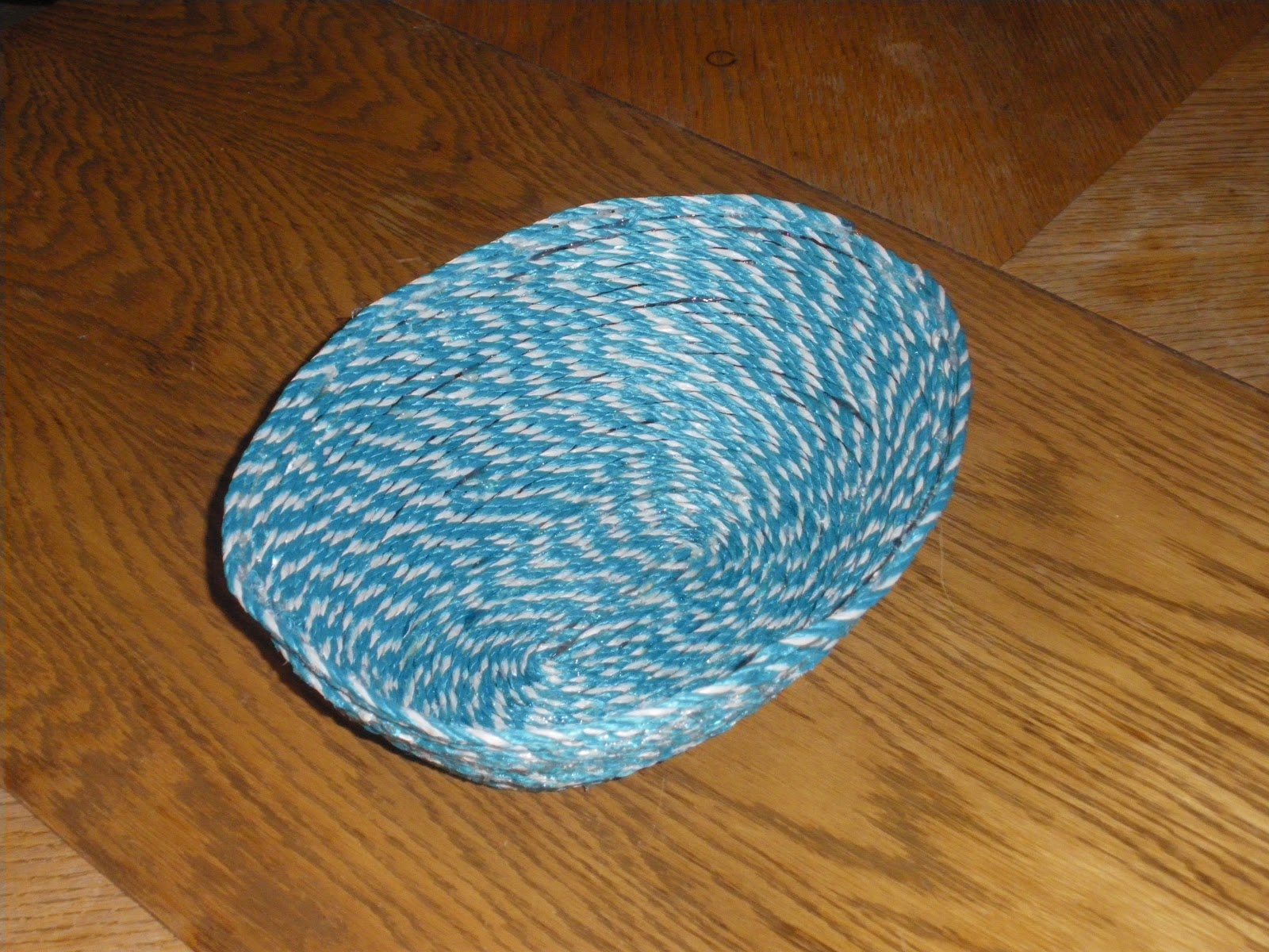 Rope Basket from Clothesline Cord