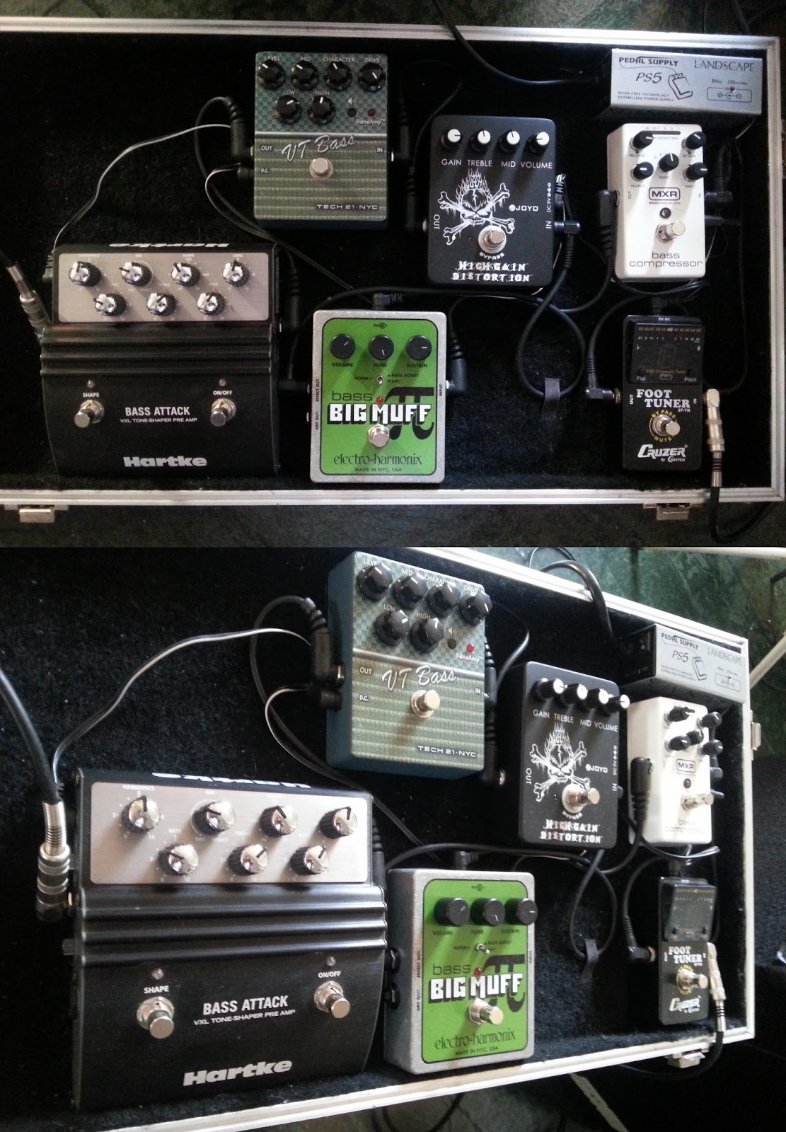 San Set de Pedal de baixo / Bass Pedalboard