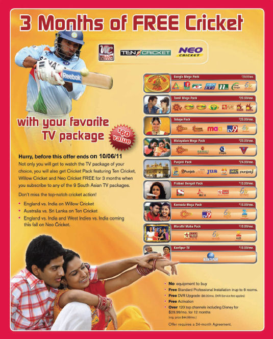 Activate Star Cricket Dish Tv