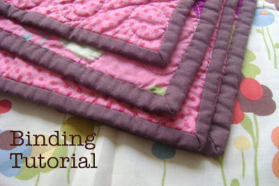binding on quilts