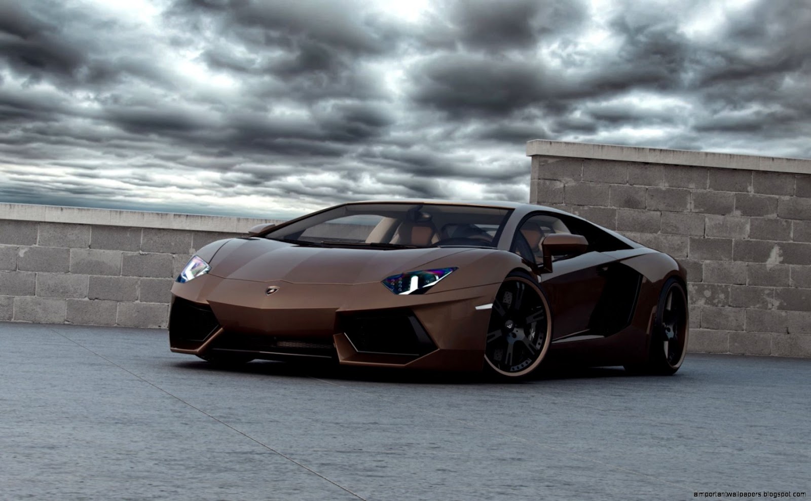 Lamborghini Aventador Brown Lamborghini Aventador Brown