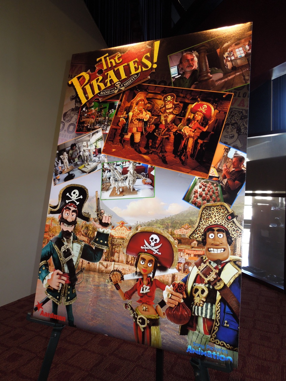 Hollywood Movie Costumes and Props Claymation characters from The Pirates Band of Misfits on