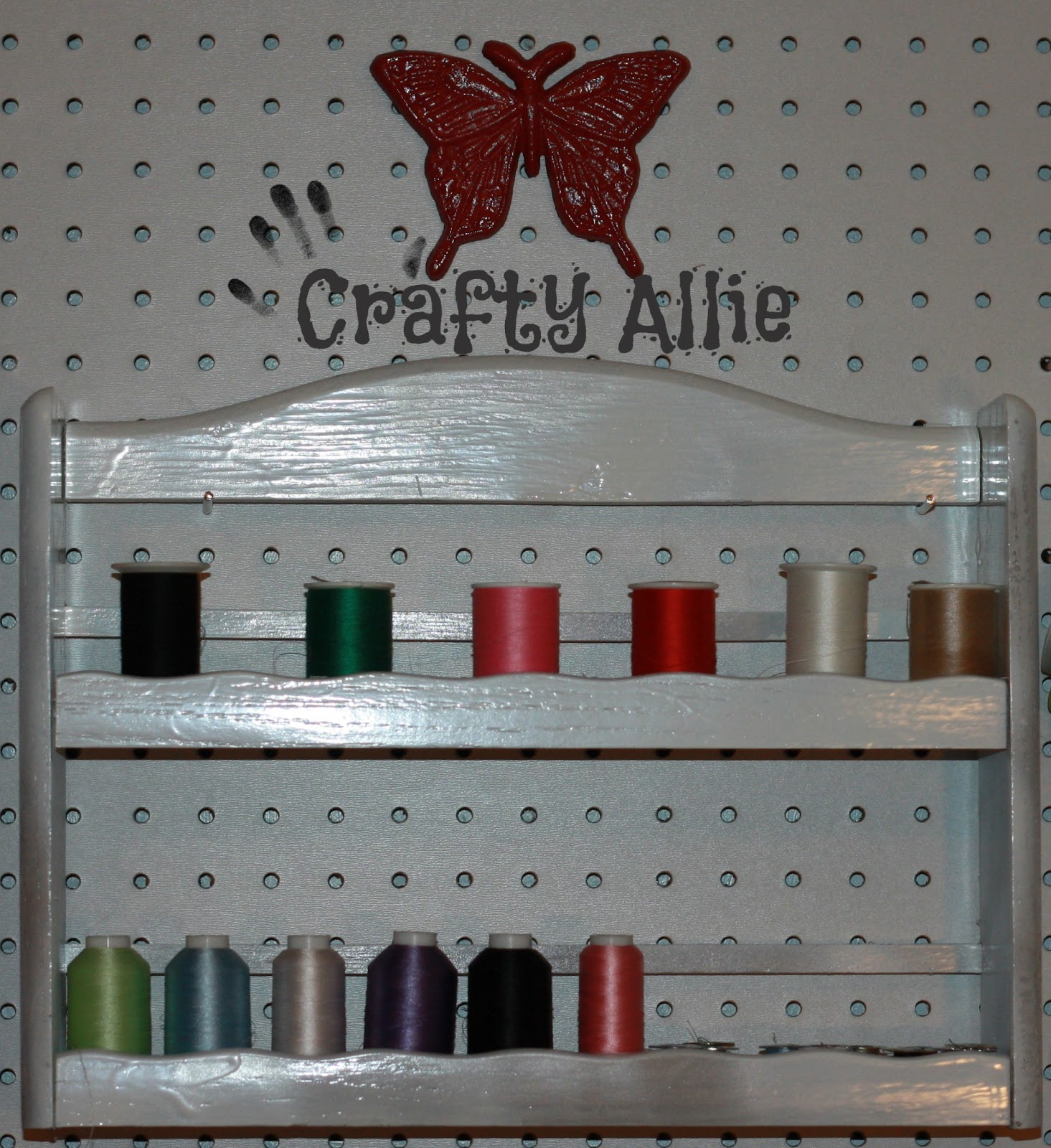 Spice Rack Thread Holder