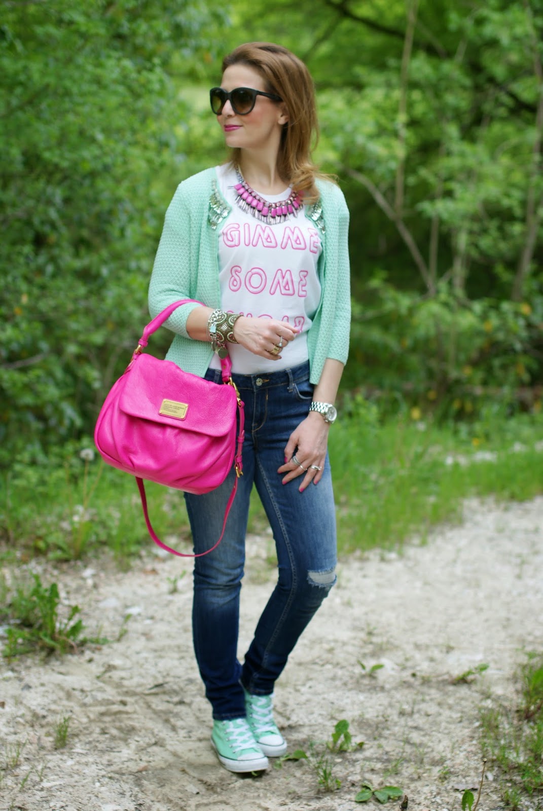 Cake for Breakfast t-shirt, Sodini necklace, Fashion and Cookies, fashion blogger