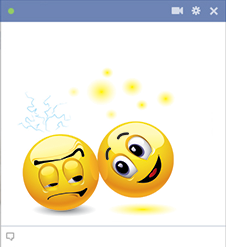 Grumpy Facebook Emoticon