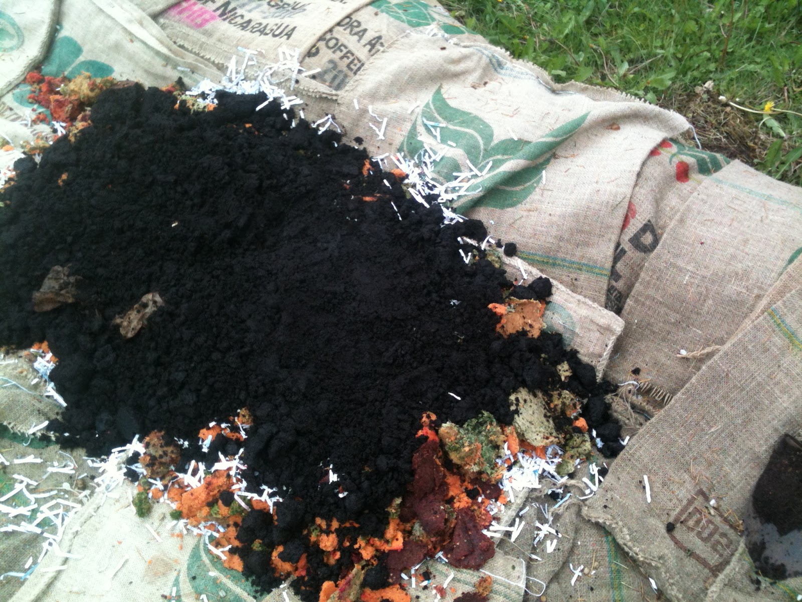 Several Gardens Farm Lawn conversion stage two in place worm farming