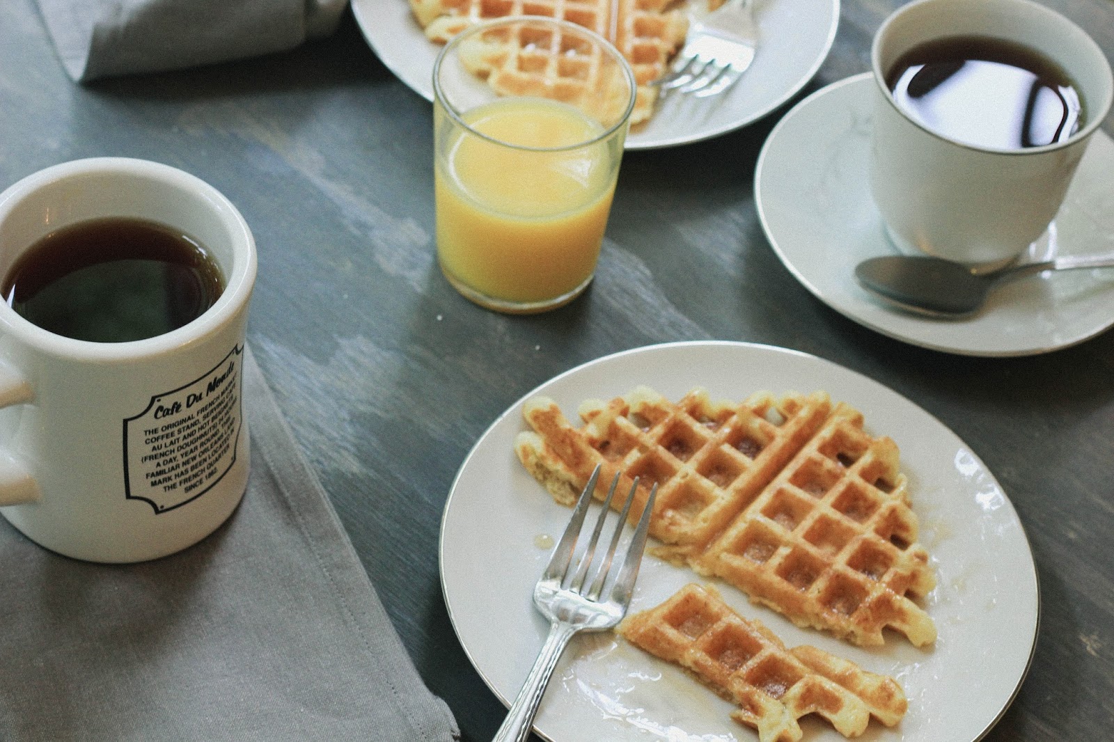 Buttermilk & Grits Waffles — Southern Soufflé's