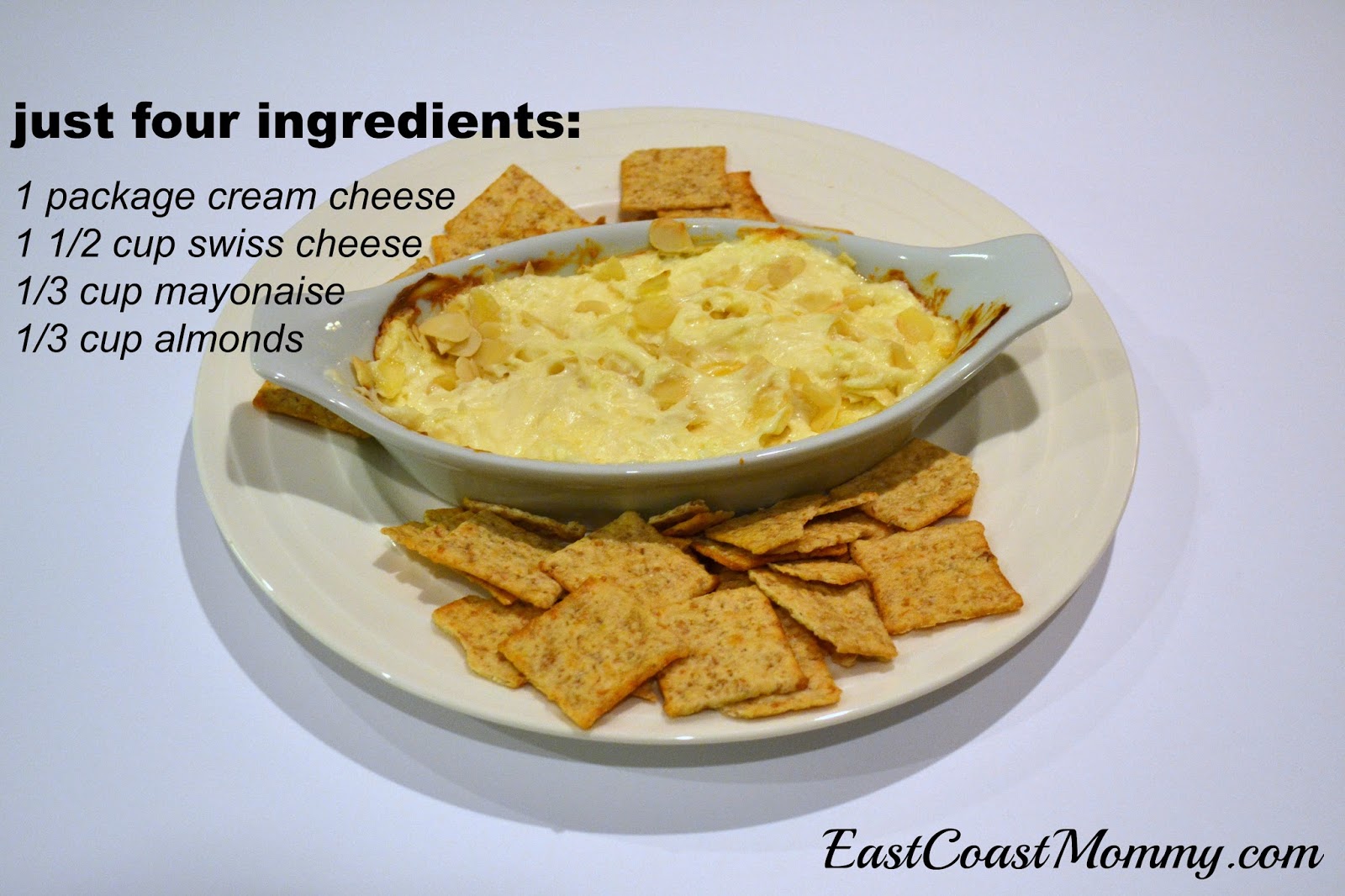 East Coast Mommy Simple Swiss Cheese Dip