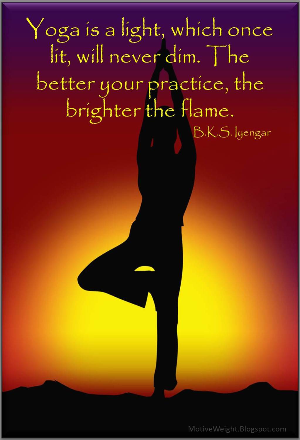 MotiveWeight Yoga Is A Light