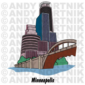 Minneapolis Minnesota Clip Art