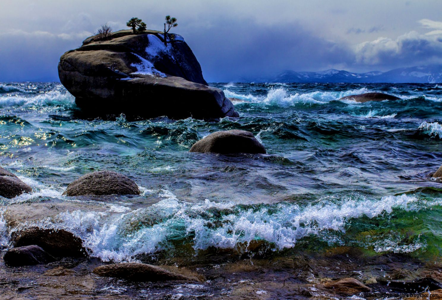 A Winter Storm Over Tahoes Bonsai Rock by sellsworth on DeviantArt A Winter Storm Over Tahoes Bonsai Rock by sellsworth on DeviantArt