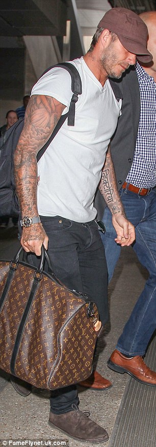 Wear It Like Beckham: David Beckham is back in LA!