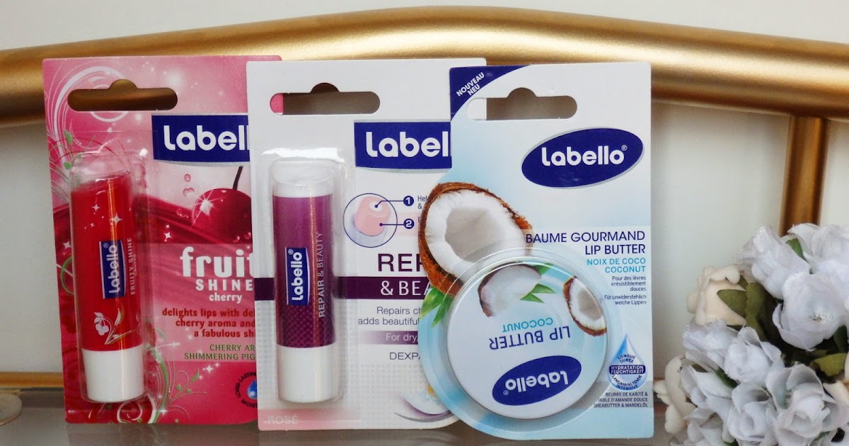 Review Labello lip balms (Repair & Beauty, Fruity Shine Cherry, Lip
