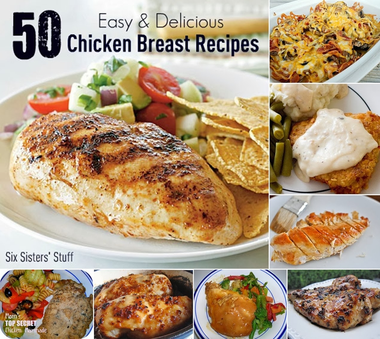 50 Easy and Delicious Chicken Breast Recipes - DIY Craft Projects