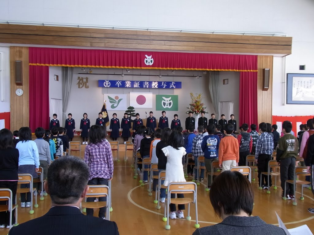 Japanese high school graduation picture