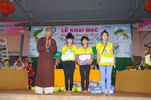 Bế mạc,khóa tu,mùa hè, chùa Hoa Khai, năm 2014