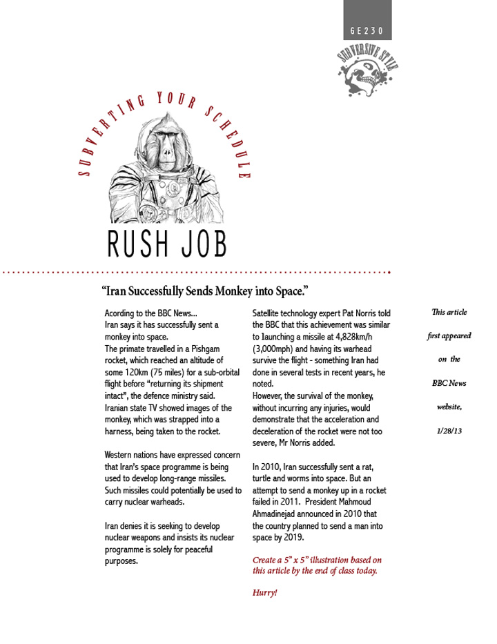 I Had the Weirdest Dream. Subversive Style OneDay Project