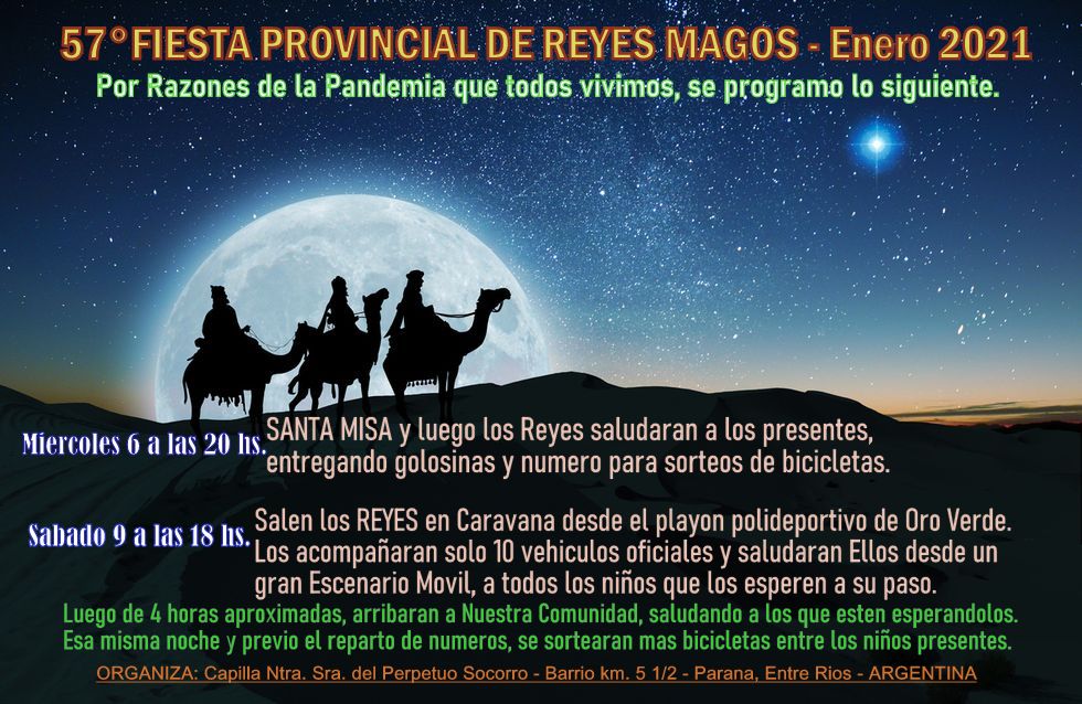  Fiesta Provincial de los Tres Reyes Magos del Parana