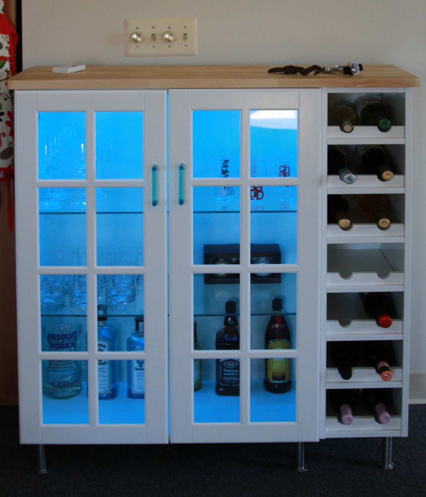 Swim Eat Repeat Bar Cabinet Ikea Hack Style