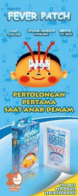 Fever Patch plester penurun demam dari Rohto Fever Patch plester penurun demam dari Rohto