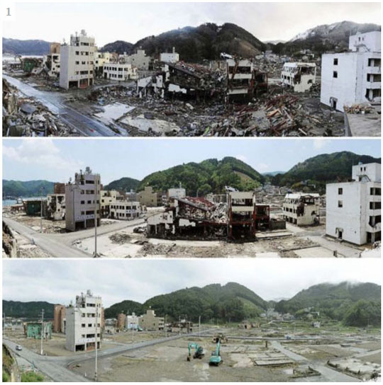 Harian Hullahup Hulla Tragedi Jepun Sebelum Dan Selepas Gempa Bumi Dan Tsunami Gambar