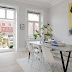 A pretty, white Swedish apartment