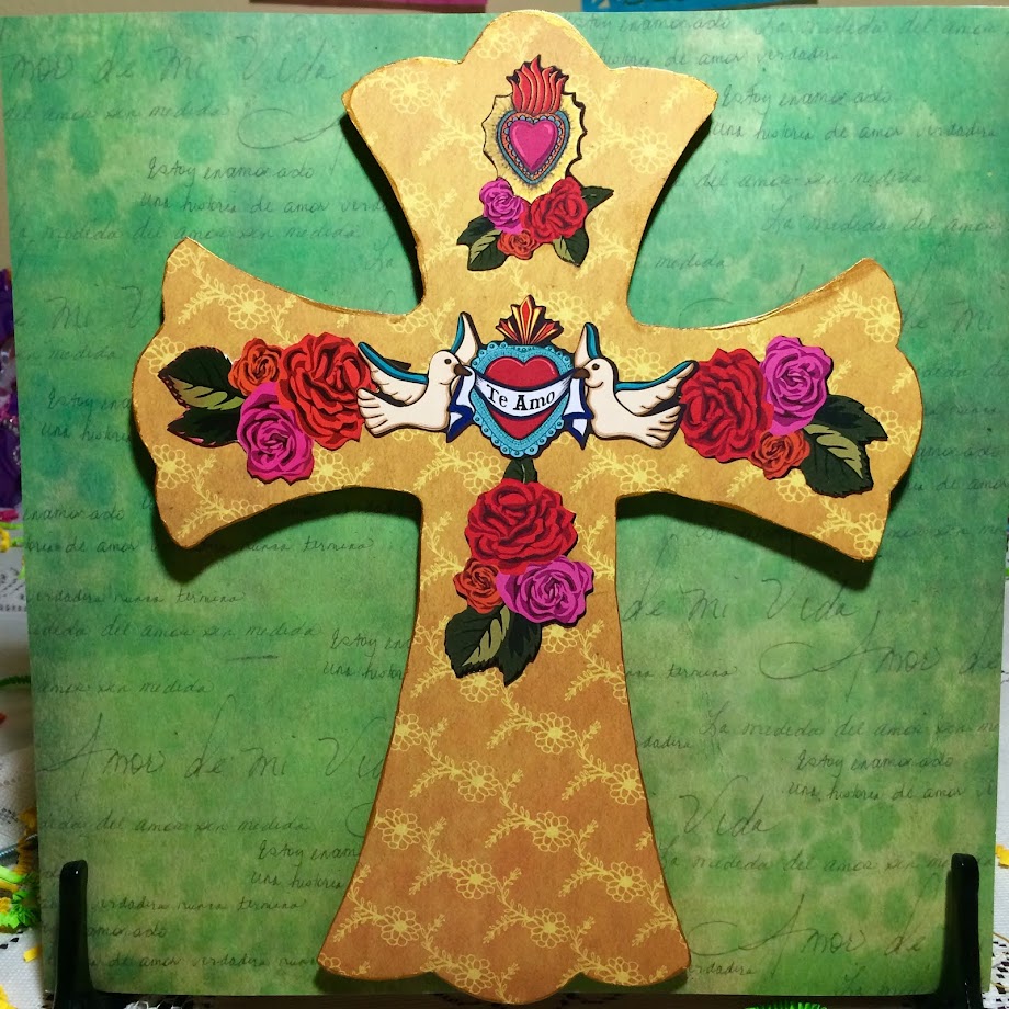 Cross Made with Sabor Papel's Amor Collection