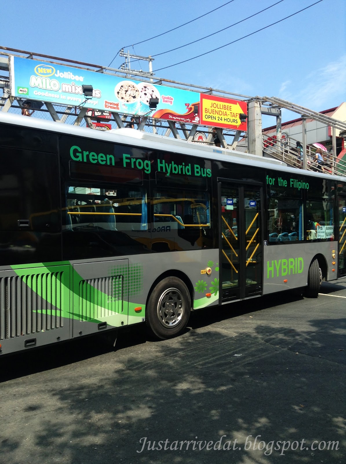 Just Arrived At.. Green Frog Hybrid Bus New, Best and Safer way to