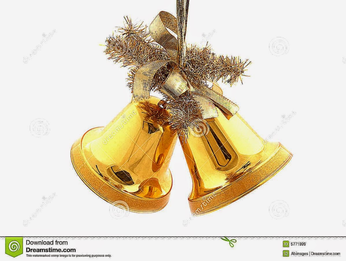 Gold Christmas Bells Royalty Free Stock Images Image 5771899 Gold Christmas Bells Royalty Free Stock Images Image 5771899