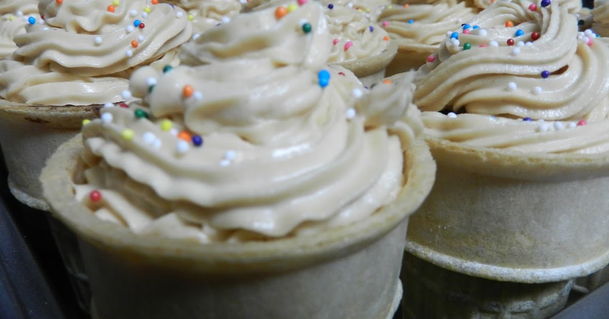 Ally in Cali Ice Cream Cone Brownies