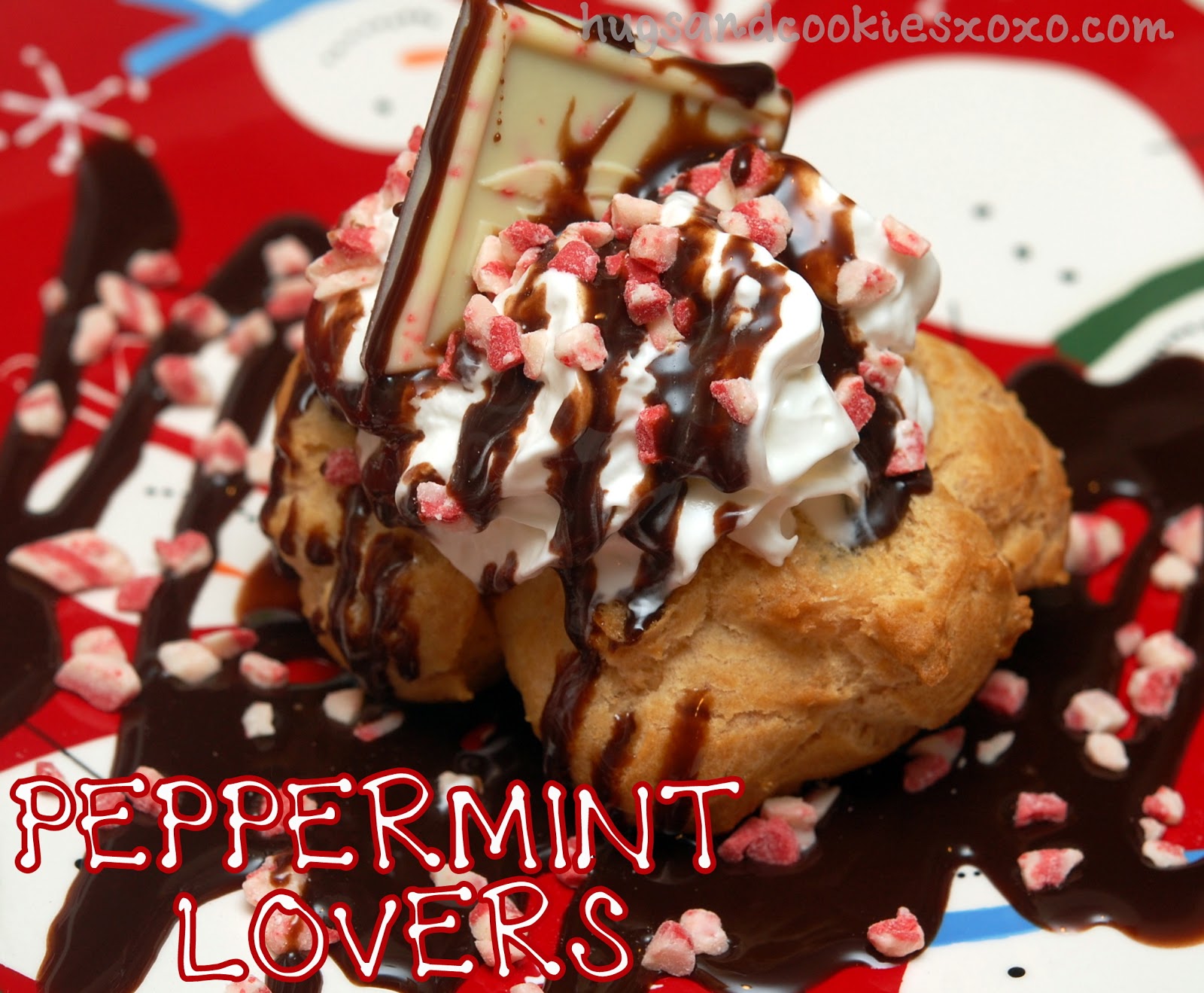 PEPPERMINT LOVER'S CREAM PUFFS! Hugs and Cookies XOXO