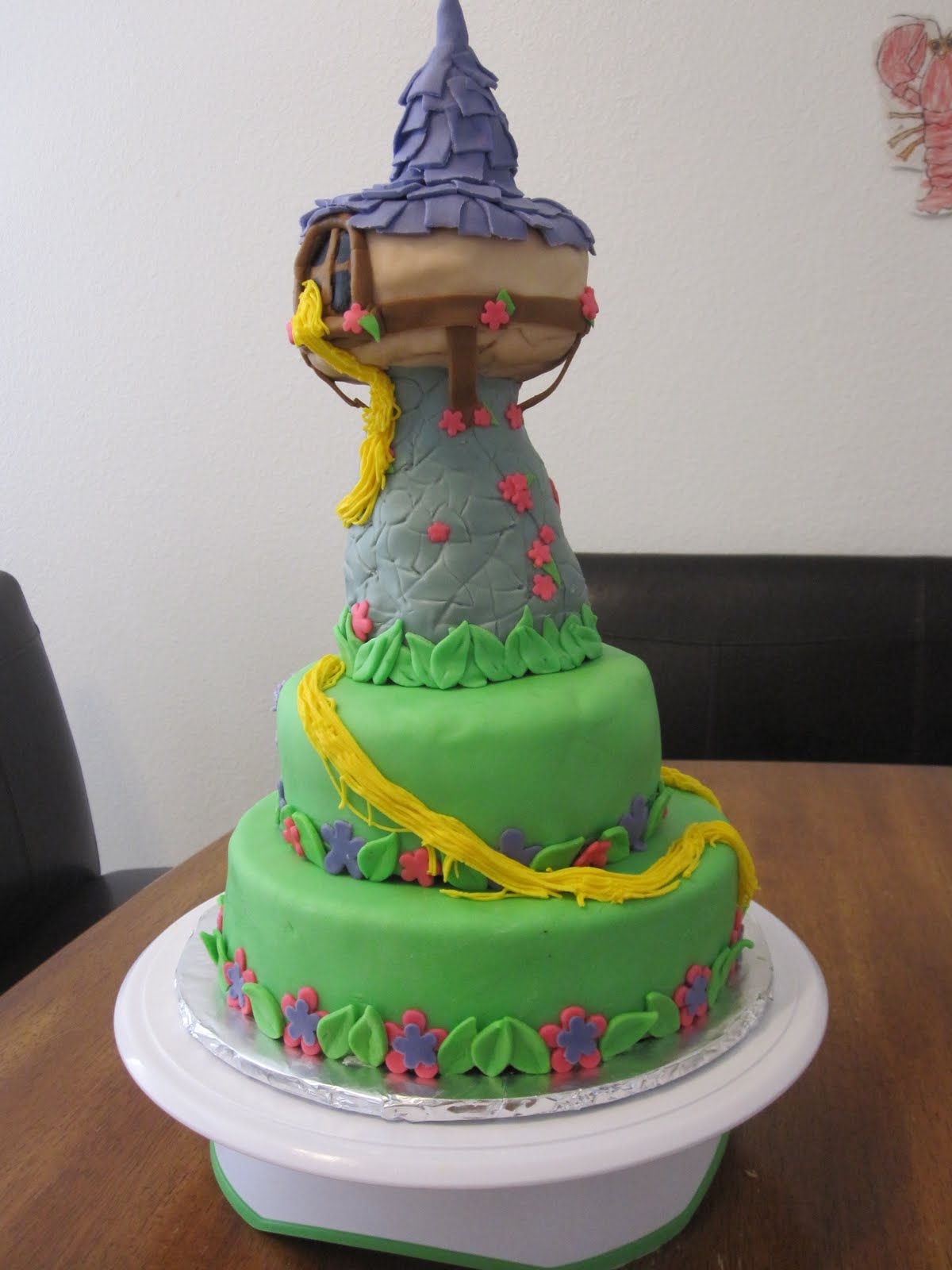 Free Cakes for Kids Killeen Tangled cake for Jerinna.
