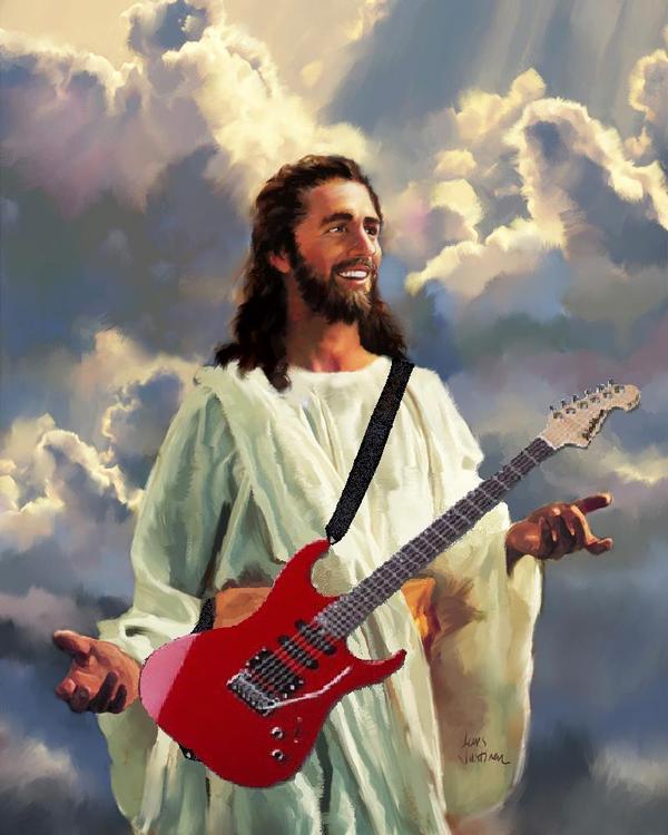 jesus and guitar