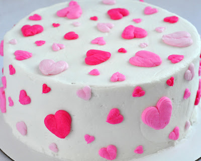 Valentine’s day cake large heart 4 Beki Cook's Cake Blog: Valentine's Buttercream Heart Cake