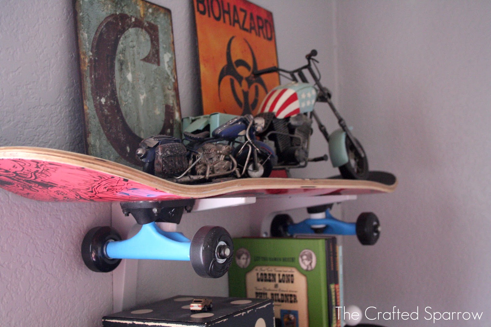 DIY Skateboard Shelves