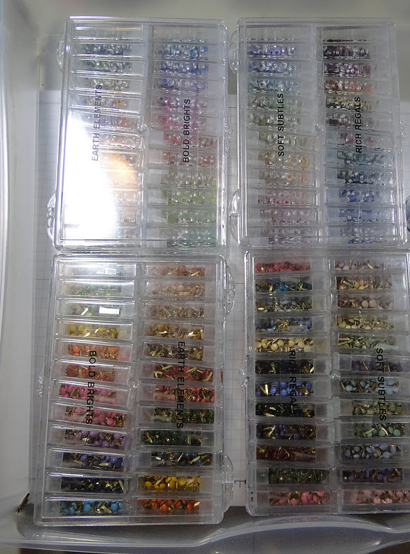 Confessions of a Ribbon Addict Creative Chat Storing embellishments