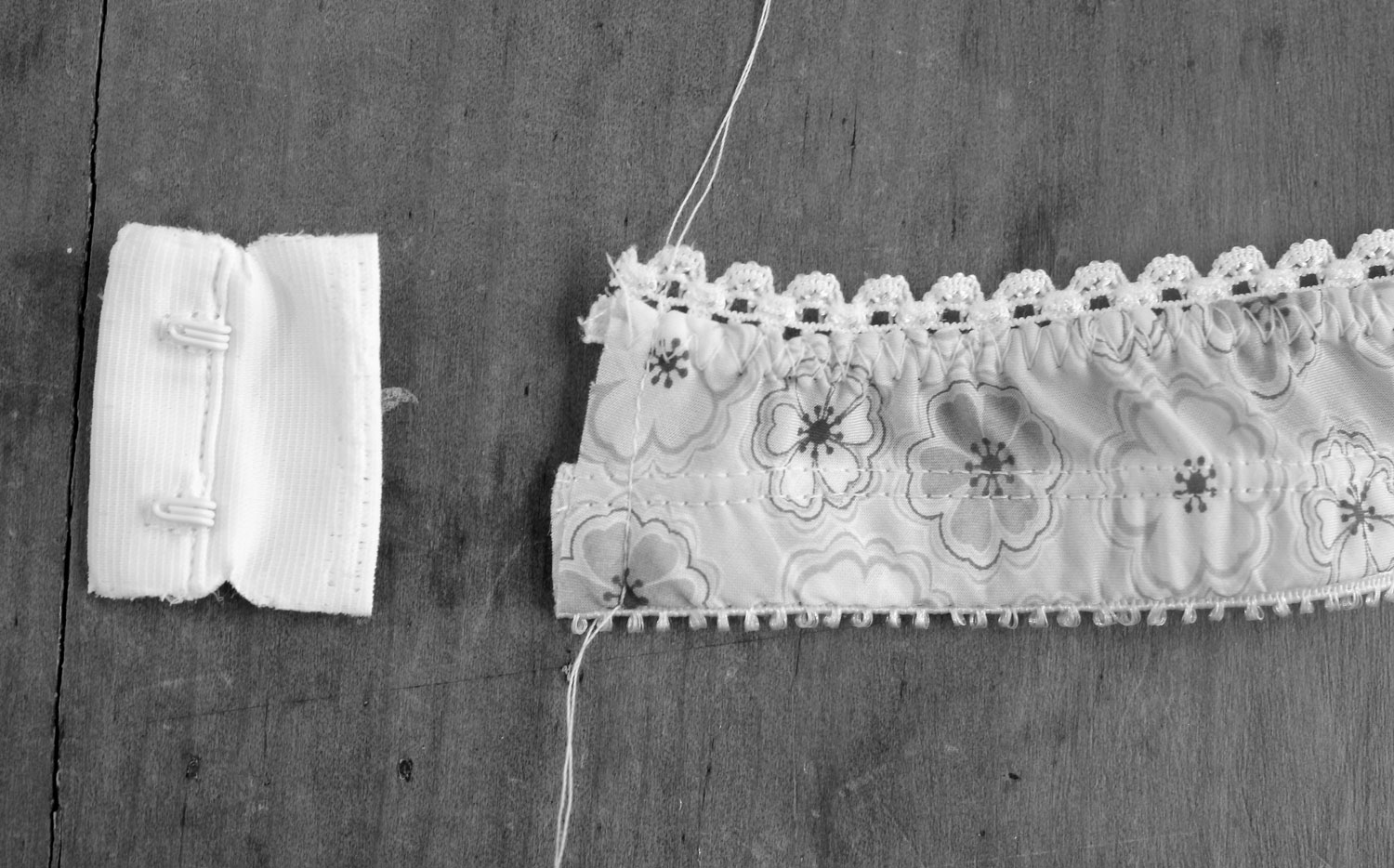 The Makers' Journal Day 27. HOW TO attach adjustable bra hooks