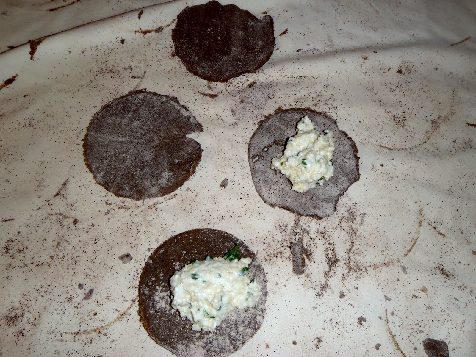 Slovenian Roots Quest Slovenian Dinner Week 28 Buckwheat Ravioli with