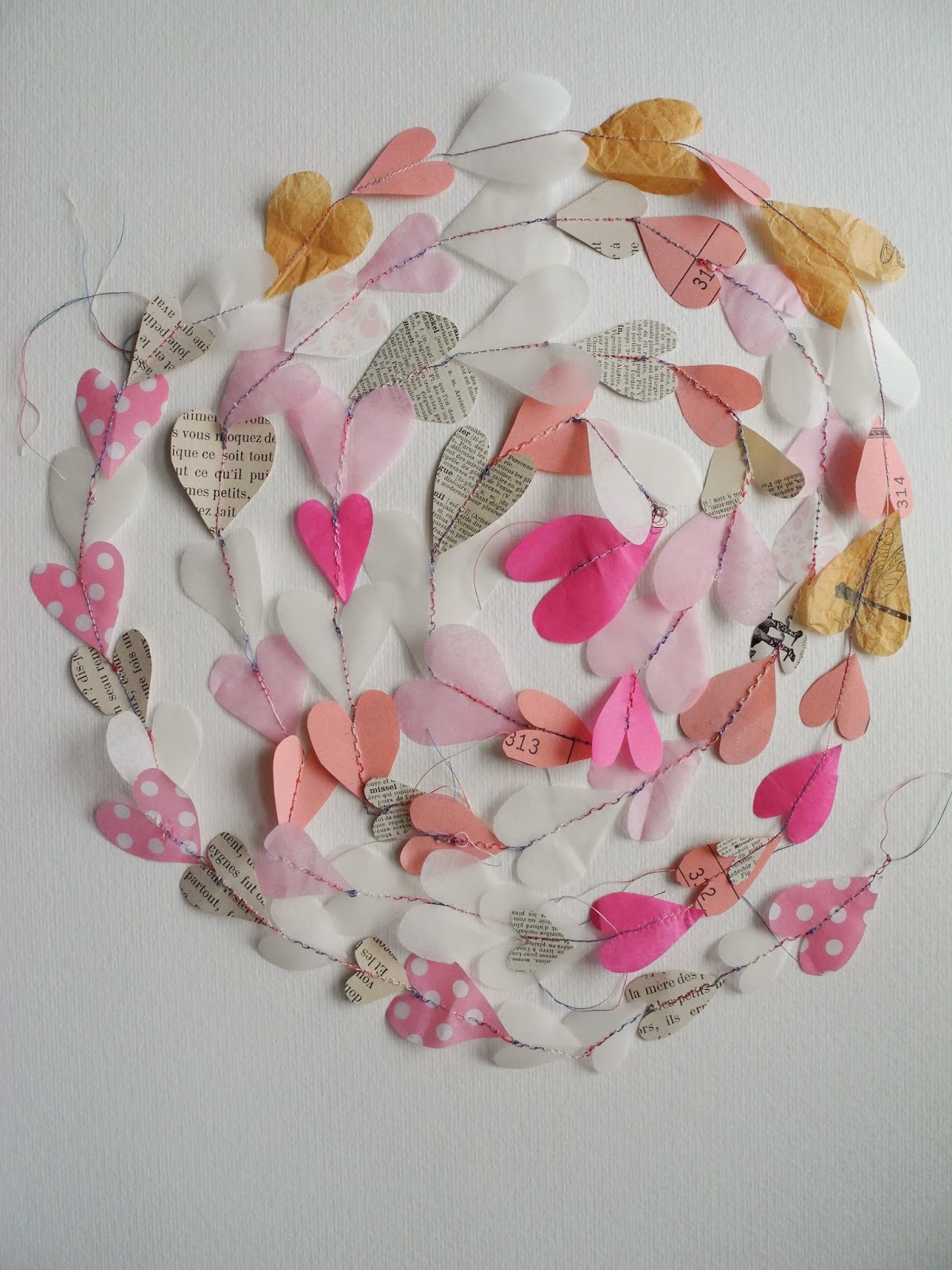 One Bunting Away: #12 - Hearts on a String