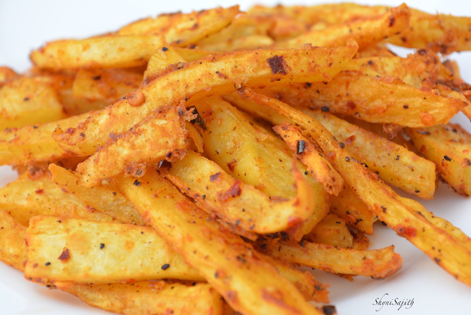 My Cooking Experiments......... Baked Sweet Potato Strips