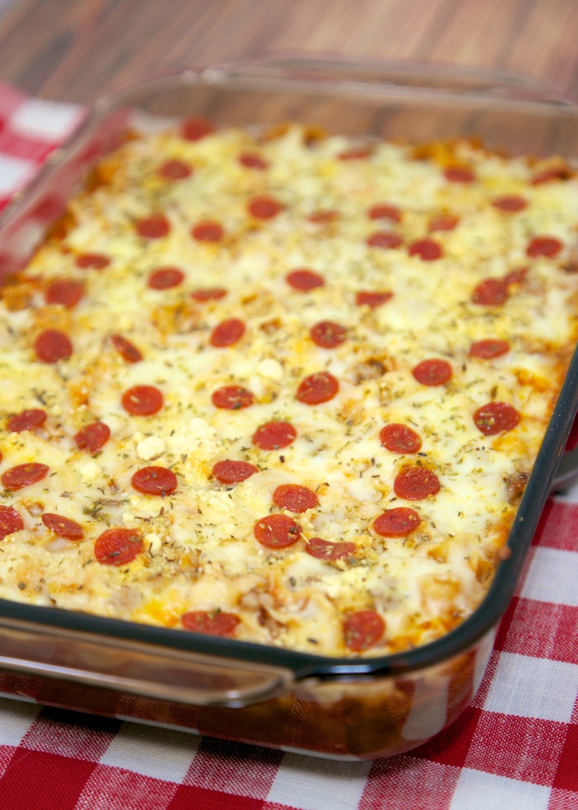 Pizza Pasta Bake Plain Chicken