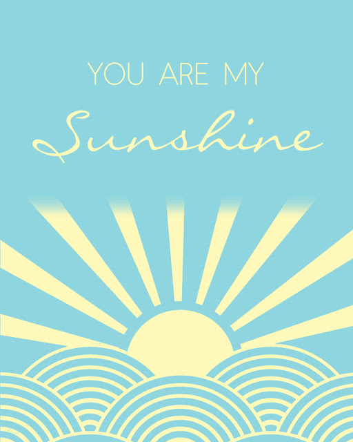 free printable you are my sunshine