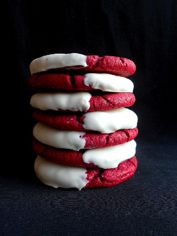 Red and White Velvet Cookies Confessions of a Confectionista Red and White Velvet Cookies Confessions of a Confectionista