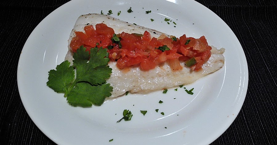 Recipe for Baked Fish with Salsa | Eat Little, Eat Big