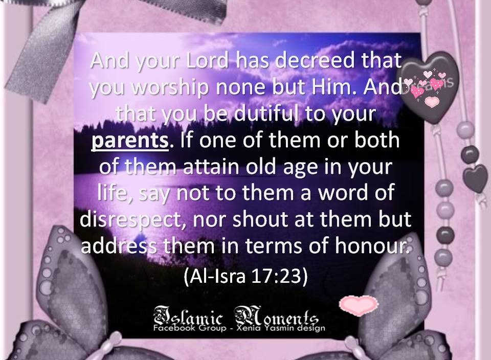 islamic quotes on parents