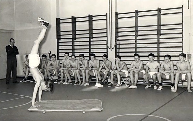 Gymnastiekles rond 1960