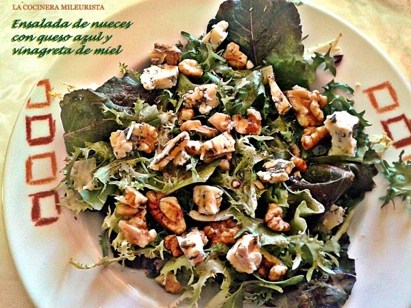 Ensalada De Nueces Con Queso Azul Y Vinagreta De Miel (feliz Día De Reyes) Con Sangochao Y Fideuà.
